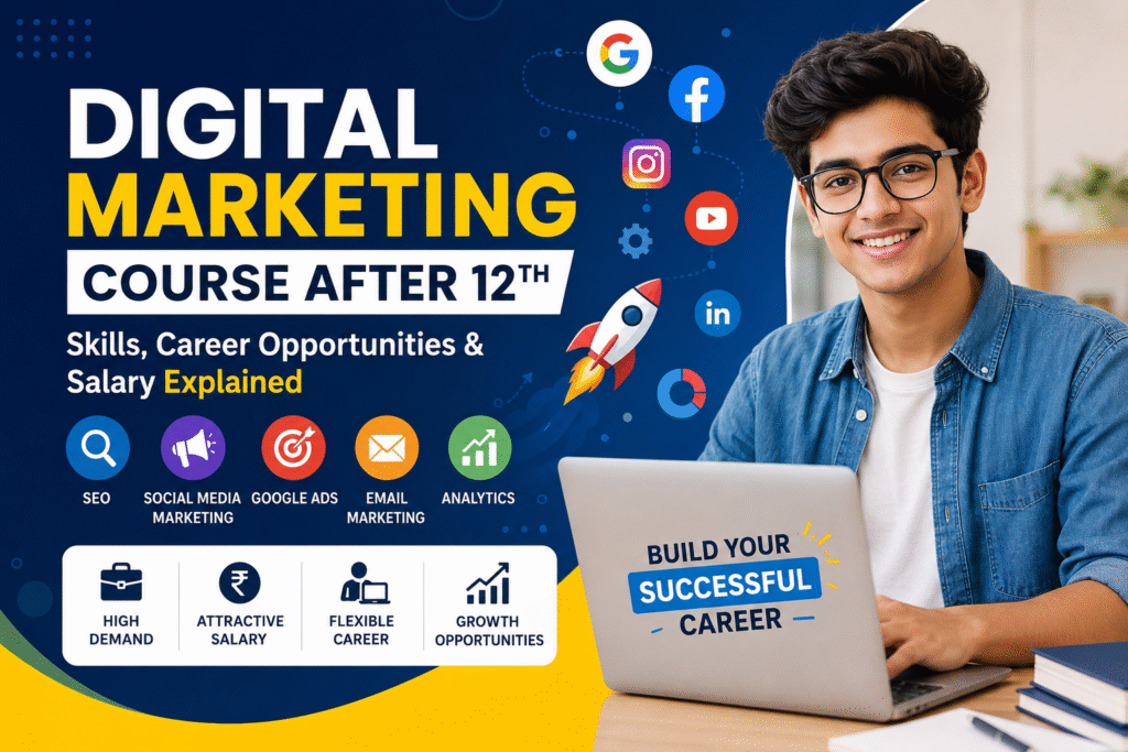 Digital Marketing Course After 12th: Top Skills, Career Options & Salary Insights